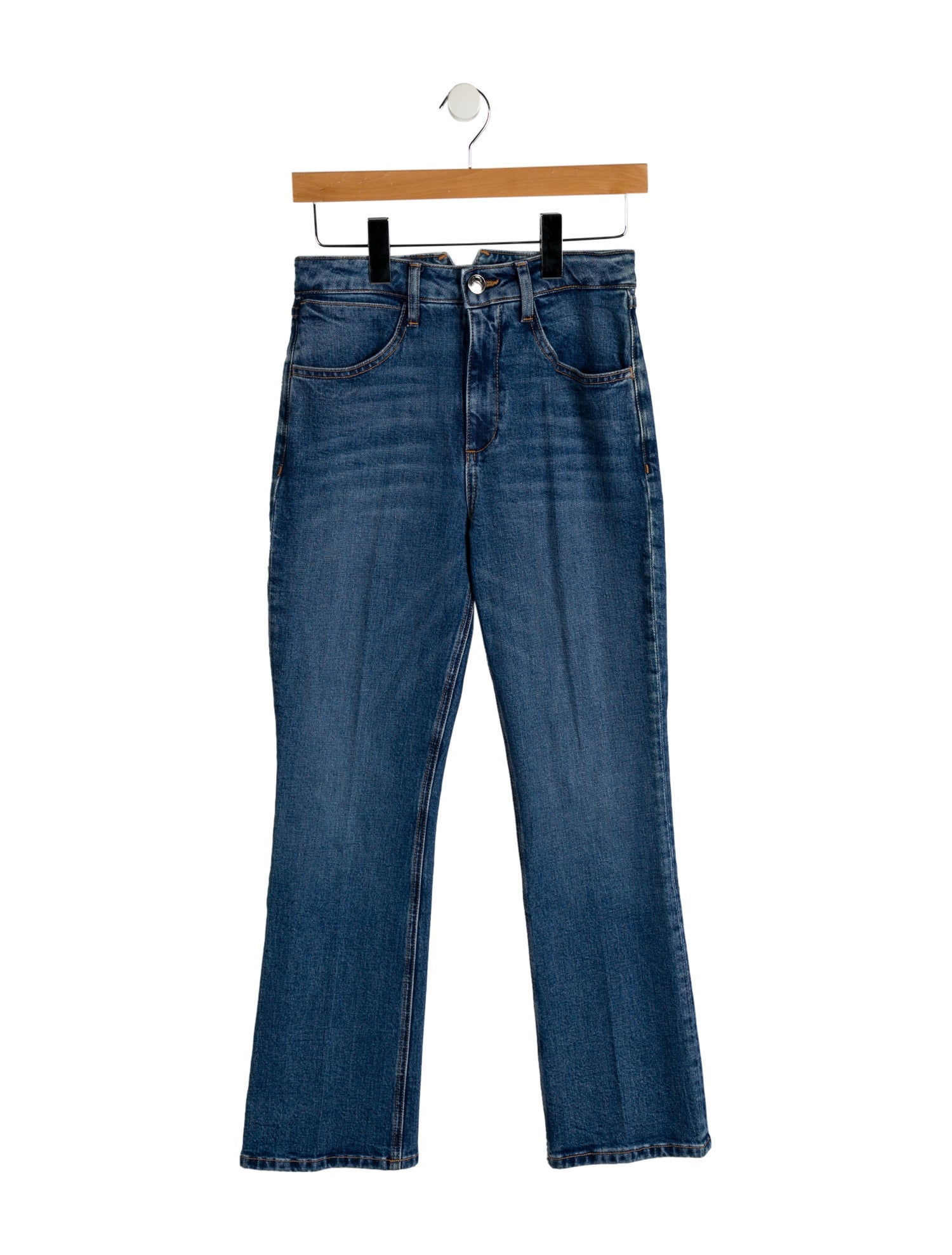 SPRWMN Mid-Rise Straight Leg Jeans